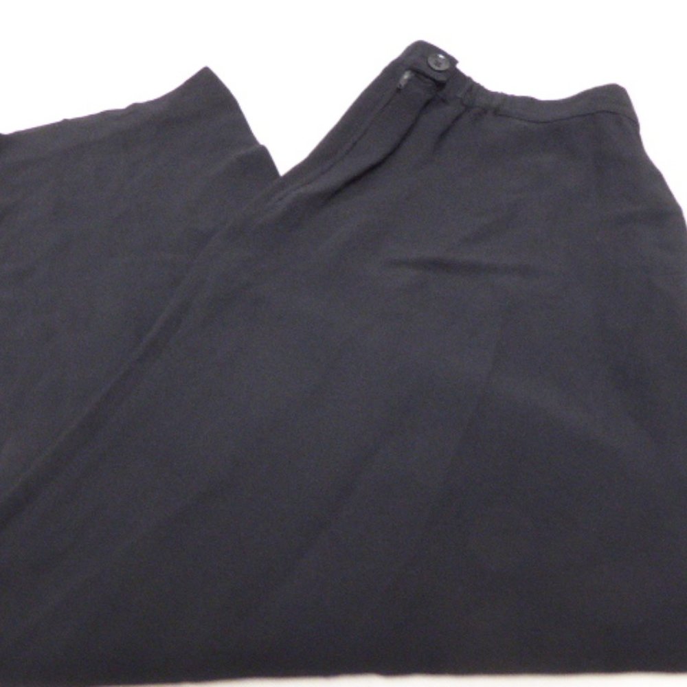 MARINA RINALDI black rayon dress pants 21
